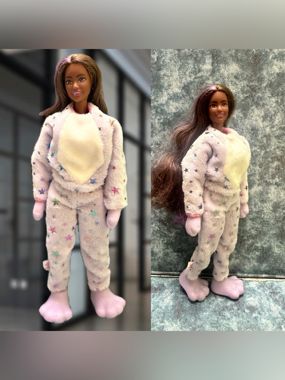 Barbie Cutie Reveal Mattel doll   Plush Pink Star soft outfit